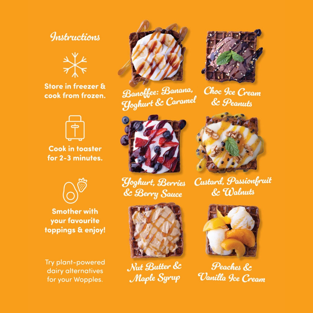 Wopples Banana & Cinnamon 320g (Pack of 8)